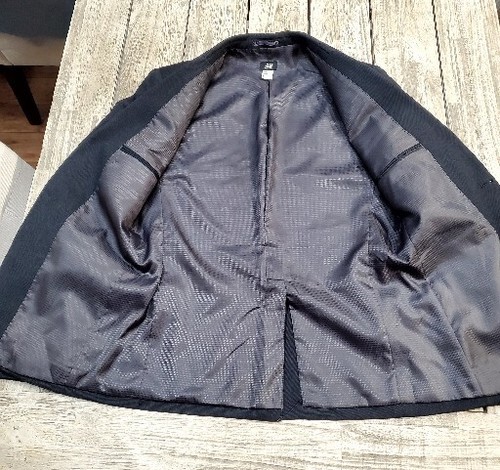 H&M Blazer Mens Dark Gray 38R - Picture 4 of 9
