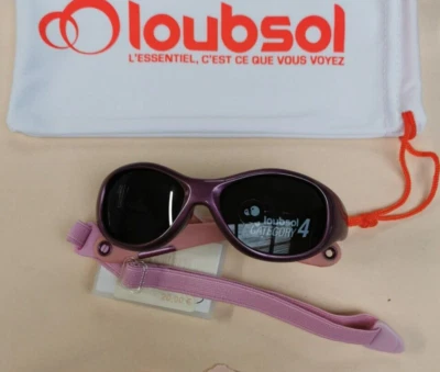 lunettes de soleil LOUBSOL Lu Chiba rose enfant - Photo 1/4
