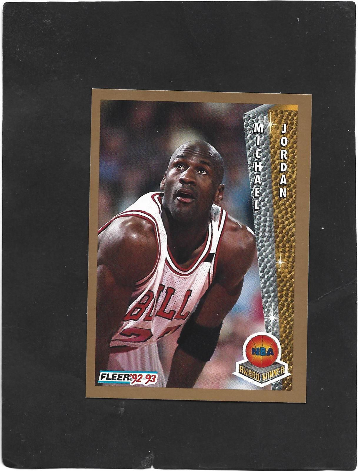 1992 Fleer NBA #  246  Michael Jordan       AW