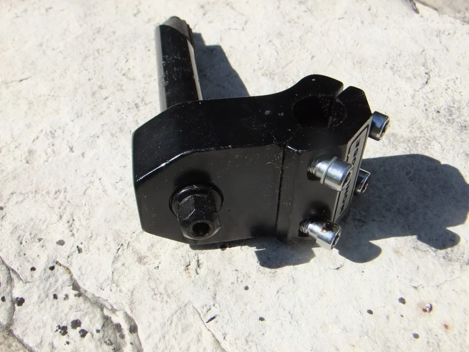 Vástago/pluma Old School Mongoose para bicicleta BMX y Freestyle, 22,2 Cro-Mo negro Foto 4 de 4