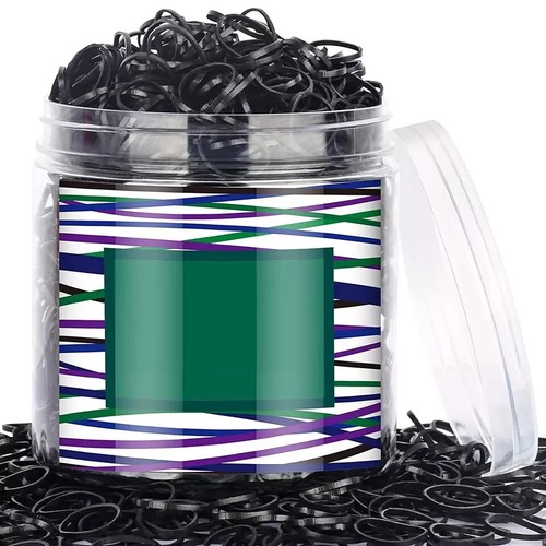 Ligas para el cabello para niñas hulitos para el pelo variedad de colores 2000pz