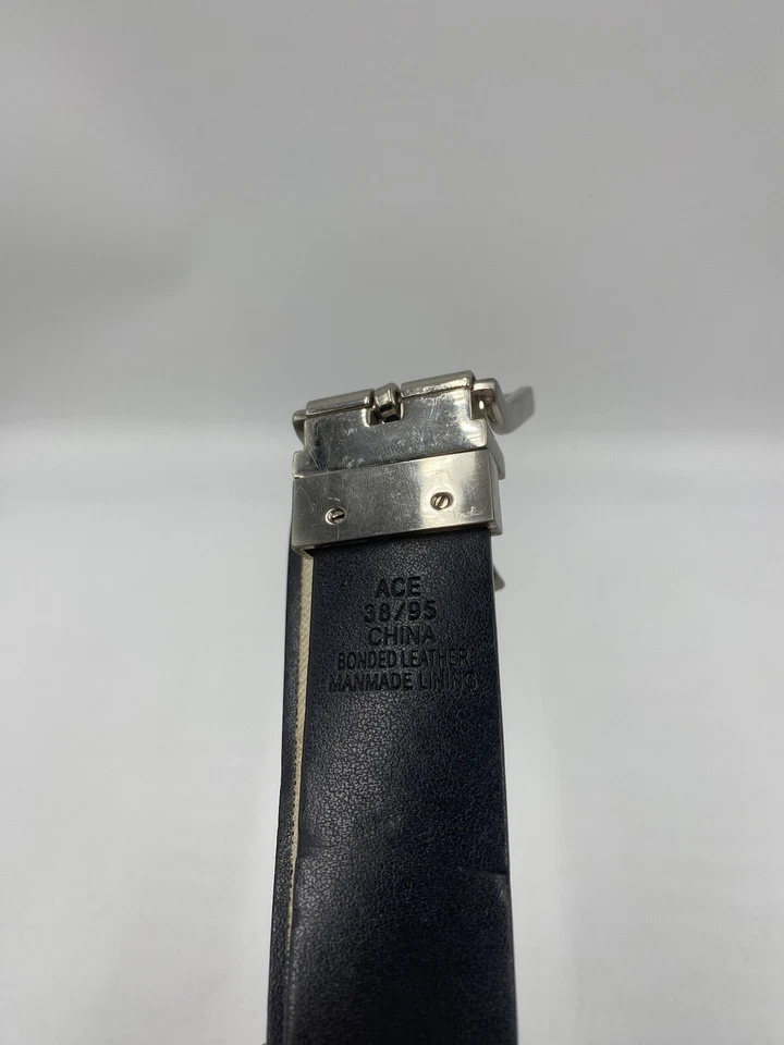 Cinturón reversible Kenneth Cole Reaction blanco y negro para hombre, 38/95 - usado para hombre Foto 3 de 4