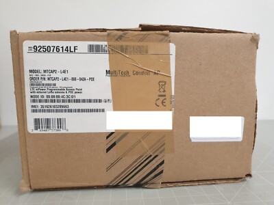MultiTech MTCAP2-L4E1-868-042A-POE ACCESS POINT 868 MHz (open box)