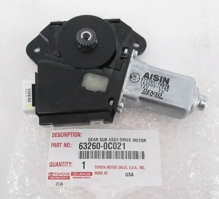 Motor techo corredizo deslizante original Toyota 63260-0C021 TUNDRA SEQUOIA 2007-22 Foto 2 de 3