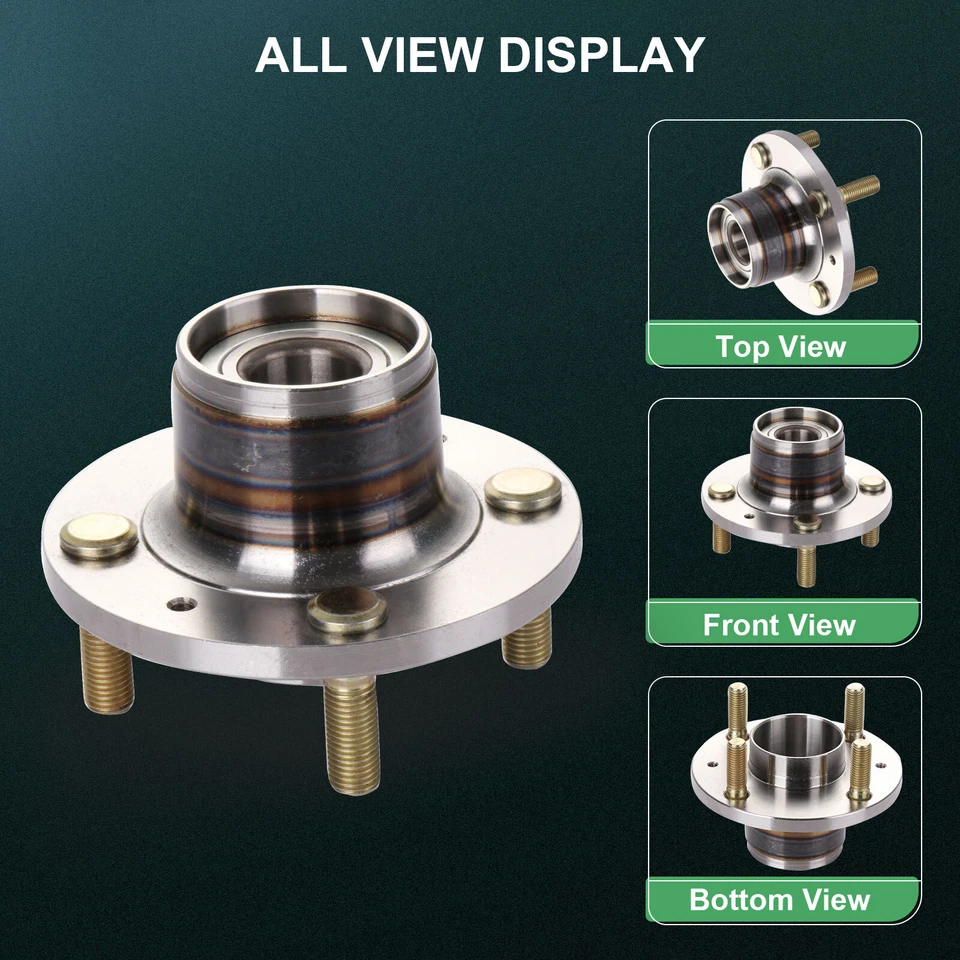 2x Conjunto de cojinete de cubo de rueda trasera para Pontiac Wave G3 04-11 Chevy Aveo Aveo 5 Foto 2 de 4