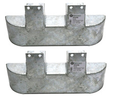Land Rover Defender 90110 Series Front Bumperettes Galvanized Pair Rtc4769 X2 Land Rover Defender 90110 Series Front Bumperettes Galvanized Pair Rtc4769 X2