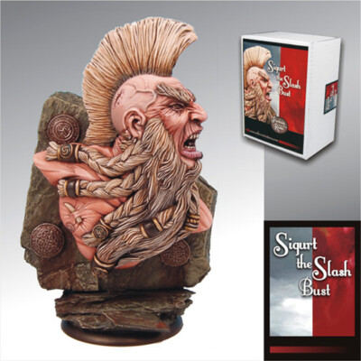 Dwarf Sigurt - Original box art bust from Scibor Monstrous Miniatures