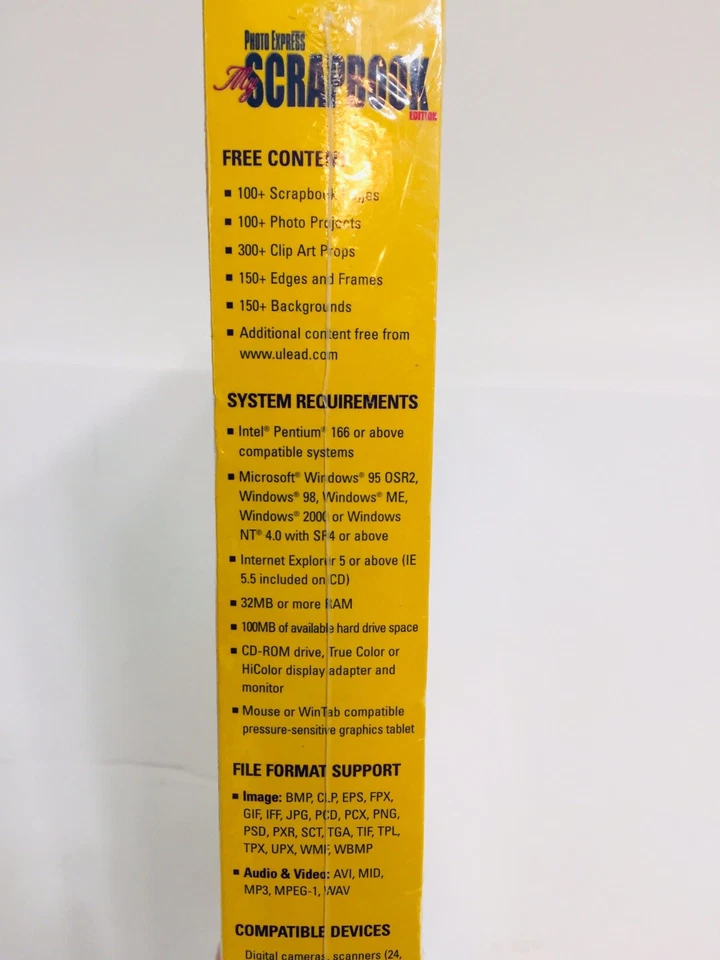 Sealed Ulead Systems Photo Express My Scrapbook Edition Complete Software - Image 3 of 4