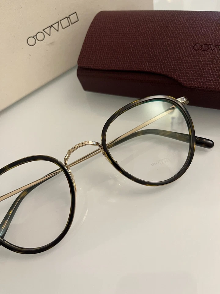 OLIVER PEOPLES MP-2 OPTICAL 48mm in 362 / Gold MSRP$495 JOHNNY DEPP’s Fav - Image 2 of 4