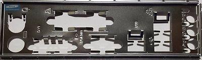 ASUS I/O IO SHIELD BLENDE BRACKET  H81M-D, H81M-D PLUS