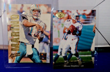 1993 ACTION PACKED QB  BLANK BACK SQUARE PROOF DAN MARINO+1995 UPPER DECK GOLD
