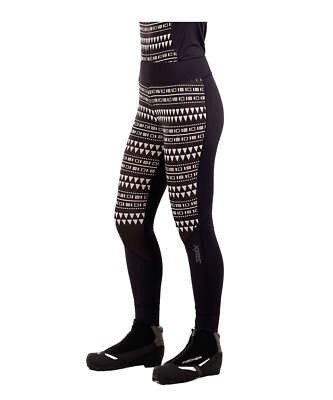 Swix Tista Mid Layer Tights - Women's - Small / Black Print