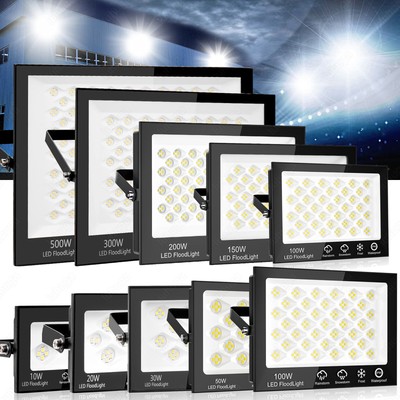 LED Fluter Außen Strahler Scheinwerfer 10W 20W 30W 50W 100W 150W 200W 300W 500W