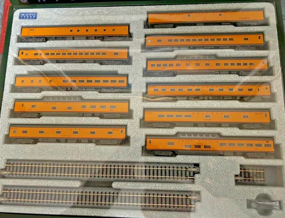UNION PACIFIC  " CITY of LOS ANGELES "- 11 car set -N Scale -"KATO" NEW RTR RARE - Image 3 of 4