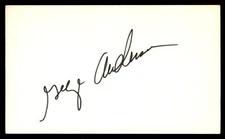 Sparky Anderson Baseball Index Card Signed Auto Autograph (no COA) *g1