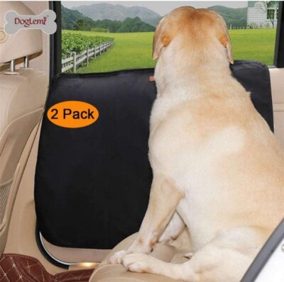 DOGLEMI 2PCS Car Door Covers for Dogs Dog Car Door Protector for Pet Travel A...