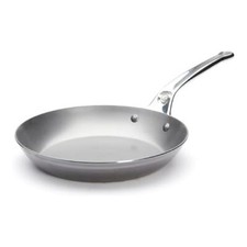De Buyer - Poêle ronde en tôle d'acier MINERAL B Pro - 24 cm - Fabriquée en Fran