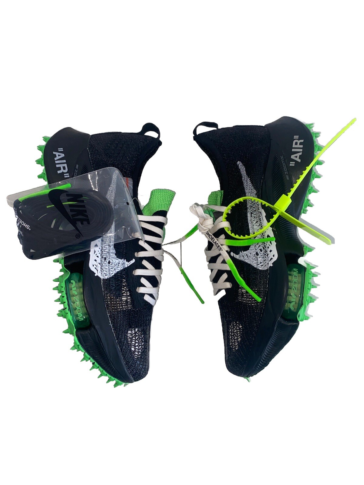 OFF WHITE X NIKE Taglia 7 Nike bianche off x Air Zoom Tempo Next% nere nuove di zecca con scatola originale