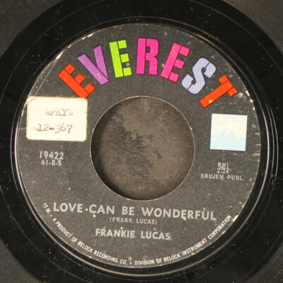 FRANKIE LUCAS: love can be wonderful / i got my eyes on you EVEREST 7'' Single