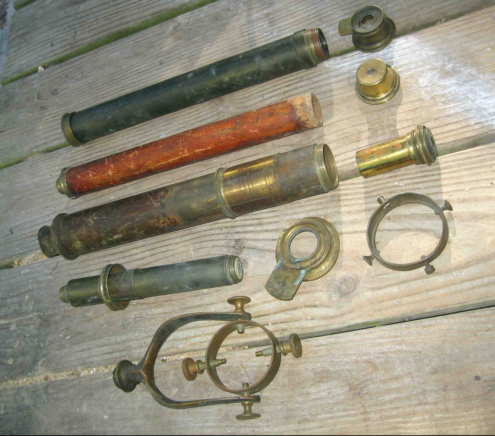 c182090 Asst'd TELESCOPE Tubes Draw Tubes EYEPIECES & Mounts