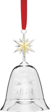 Lenox 896168 2024 Annual Musical Bell Silverplate Ornament, Christmas