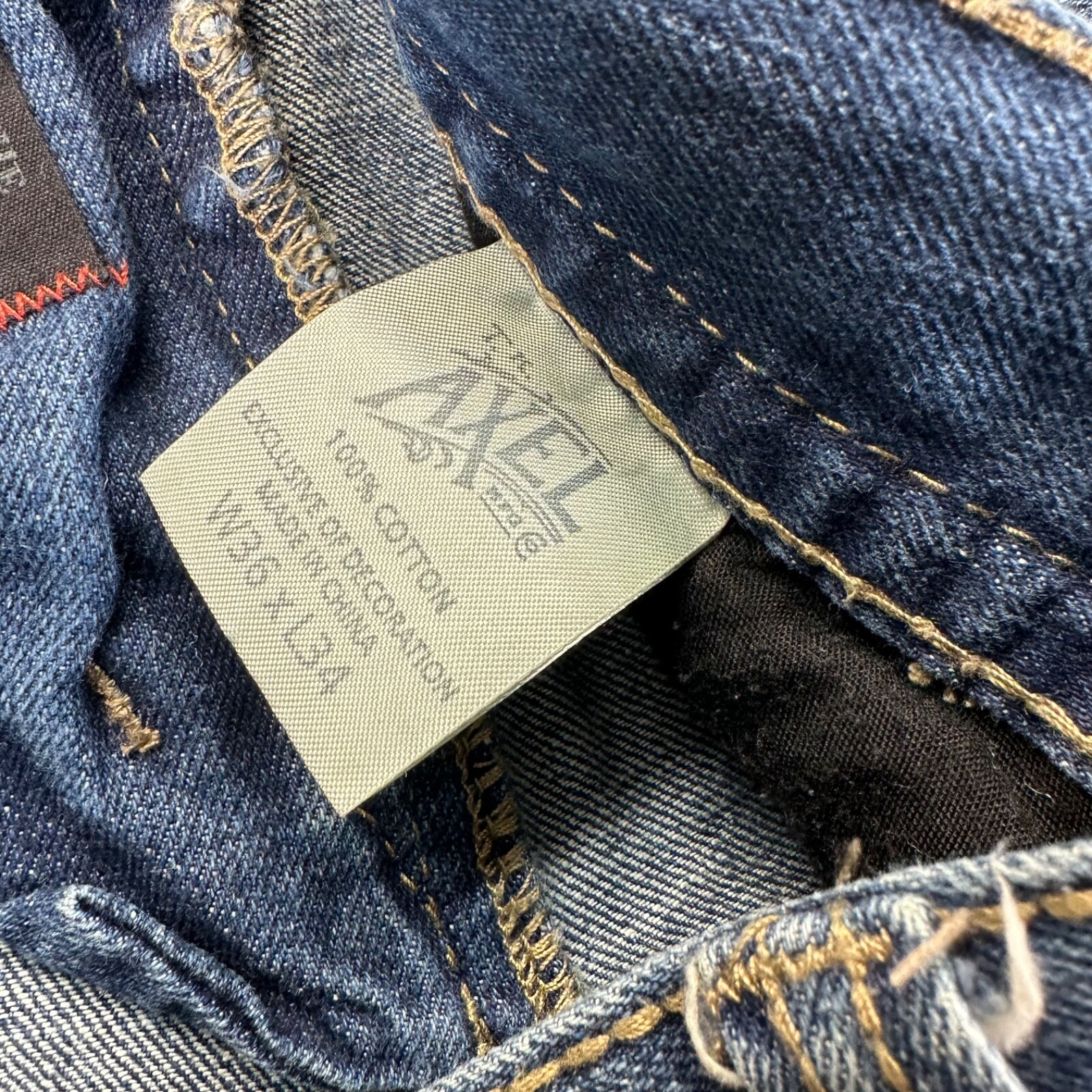 TK Axel Jeans Mens 36x34 Relaxed Straight Blue Faded Distressed eBay