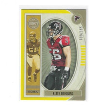2019 Panini Legacy Yellow Parallels #108 Keith Brookings - ATL Falcons - 009/165