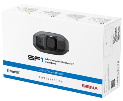 SENA Headset SF1 Einzelset Motorrad Bluetooth 5.1 Fahrer-Sozius Kommunikation