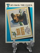1989 Topps Hank Aaron Atlanta Braves #663