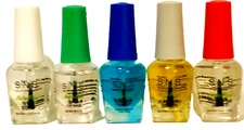 SNS Nails Starter 5 Liquids E.A Bond, Gel Base, Brush Saver, Sealer Dry, Gel Top