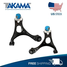 Pair Front Lower Control Arms w/ Ball Joints for Honda Civic 2006-2011 Acura CSX
