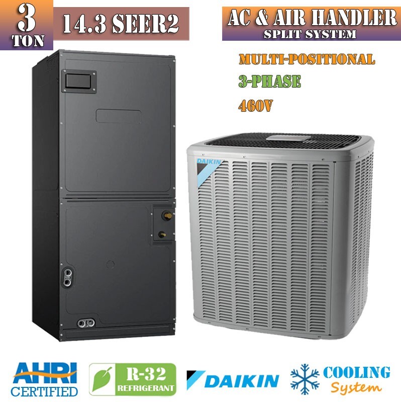 Daikin 3 Ton 14.3 SEER2 AC Air Handler Commercial Air Conditioning