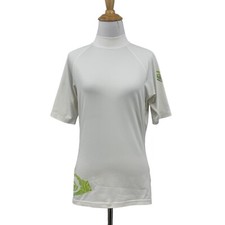 Roxy Rashguard Women 14 UV Tech Stretch High Neck Raglan Short Sleeve Shirt