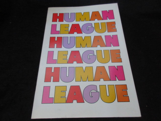 Human League 1987 Japan Tour Book Concert Program Philip Oakey