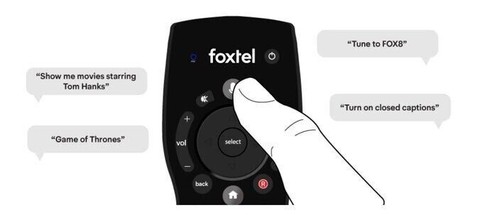 Genuine Foxtel IQ5 / IQ4 / IQ3 Voice Bluetooth Remote Control for Foxtel box - Foto 2 di 4