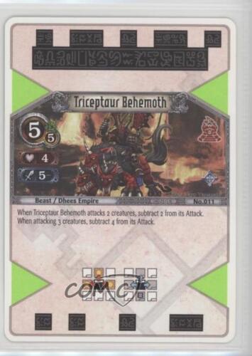 2007 The Eye of Judgement Battle Card Game Ticeptaur Behemoth #011 2ic - Afbeelding 1 van 3