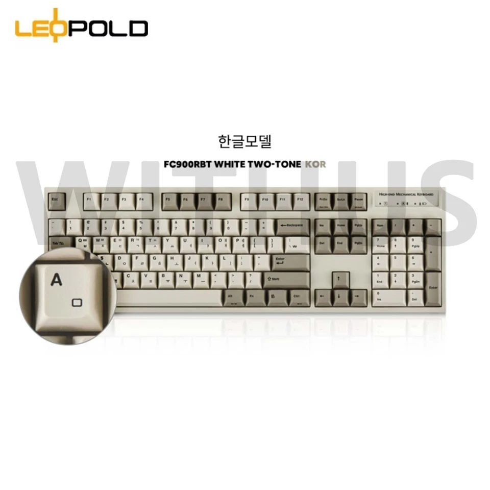 Leopold FC900RBT MX2A High-End Mechanical Bluetooth Keyboard White Two-Tone/50g - Image 3 of 4