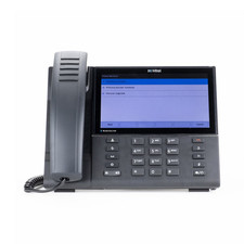 Mitel Business VoIP IP Desk Phone w/ Handset Black IP Phone