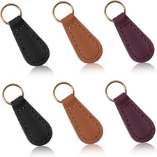 Zipper Pull Replacement PU Leather Zipper Tag Pull Repair 6 PCS