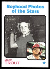 Mike Trout 2022 Topps Heritage #341 Los Angeles Angels MLB READ FREE SHIPPING