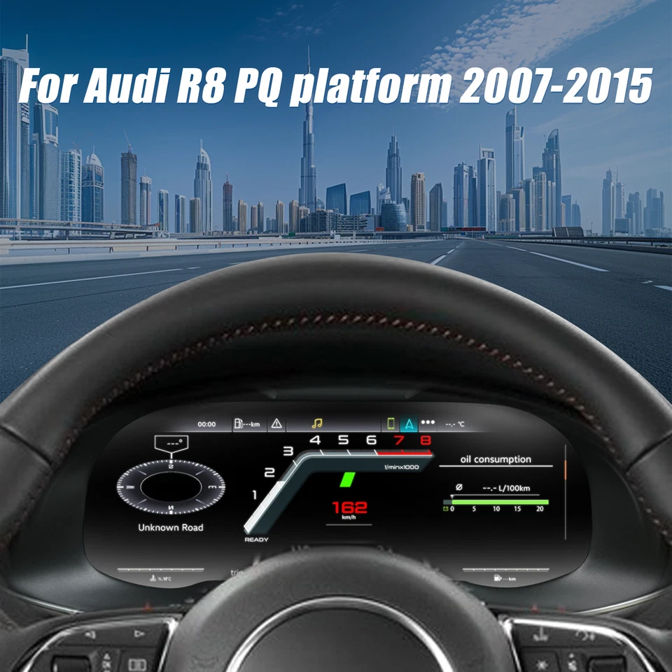 Cuadro de instrumentos digital LCD de 12,3"" para Audi R8 PQ plataforma años 2007-2015 Foto 2 de 4