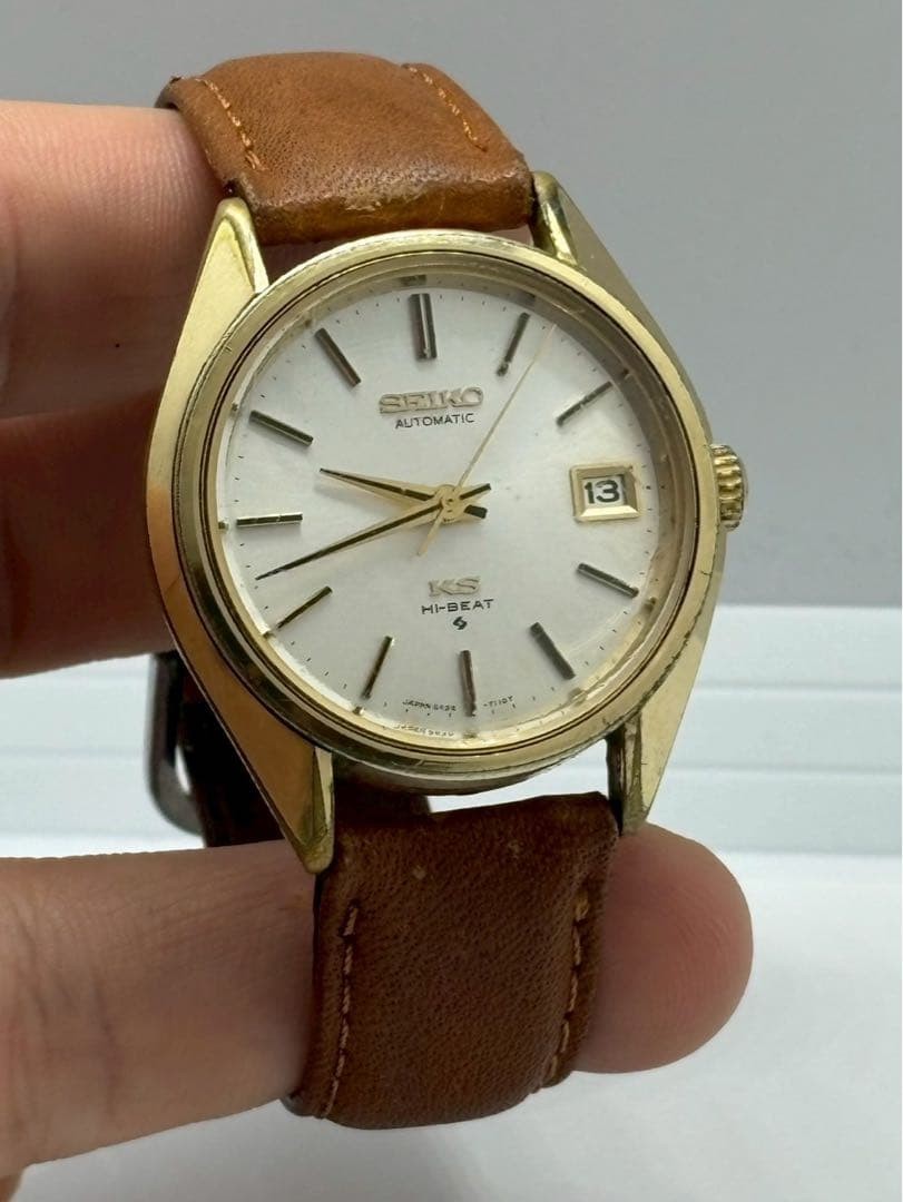 Seiko King Seiko 5625-7110 Hi-Beat Date Vintage 1972 Automatic Mens Watch Auth