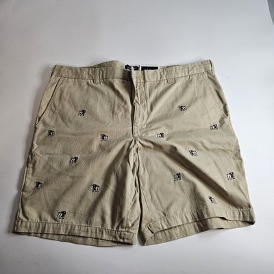 Club Room Men's Khaki Shorts Waist 40''w/Pitbull...NEW