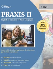 Praxis II English to Speakers of Other Languages Study Guide: Test Prep and ...