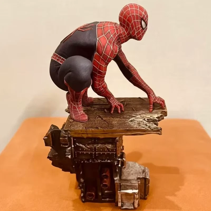 Spider-Man 17 cm Action Figure Statue 1/12 Scale Marvel Collectible Model Statue - Image 2 of 4
