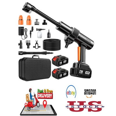 #ad Cordless Pressure Washer 1500 PSI Power Cleaner Kit with 2 Batteries Brushless $159.99