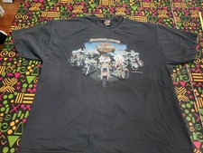 Harley Davidson Looney Tunes 2000 Men's Sz 2XL Running With The Pack T-Shirt Vtg