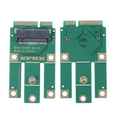 A+E key A key M.2 NGFF wireless module to MINI PCIE adapter for wireless ca ZR-y