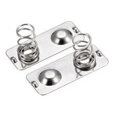 Battery Spring Plate AAA Battery Spring Contact Nickel Plate 21mmx9mm 20 Pcs