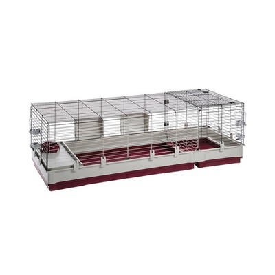 Ferplast Krolik XXL Rabbit Cage w/Wire Extension | Rabbit Cage Includes All A...